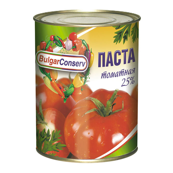 Паста том. Булгарконсерв 25% ГОСТ 1кг СТб, ООО Булгарконсерв