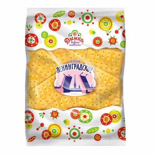 Печенье затяжное Ленинградское 600 гр Дымка