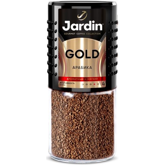 Кофе растворимый сублимированный арабика GOLD ст/б 190 гр