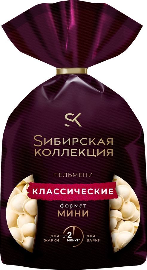 Пельмени Классические, мини 0,7кг Сибирская Коллекция 