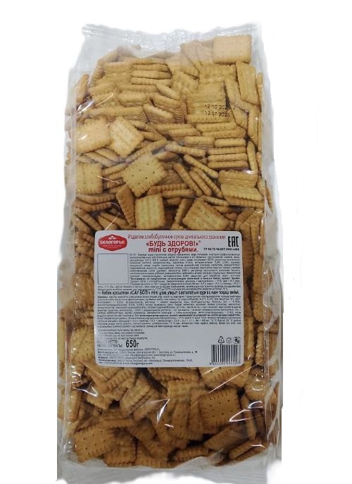 Изделие хлебобулочное Крекер мини "Будь здоров" 650г