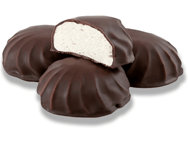 Зефир глазированный с ароматом ванили 800 гр Брянская ЗФ