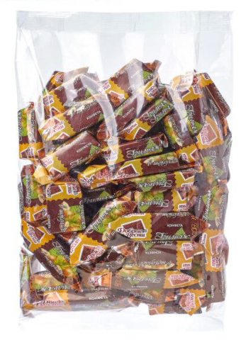 Конфеты Грильяж в шоколаде "Волжский" ТМ Добрые вести 500 грамм