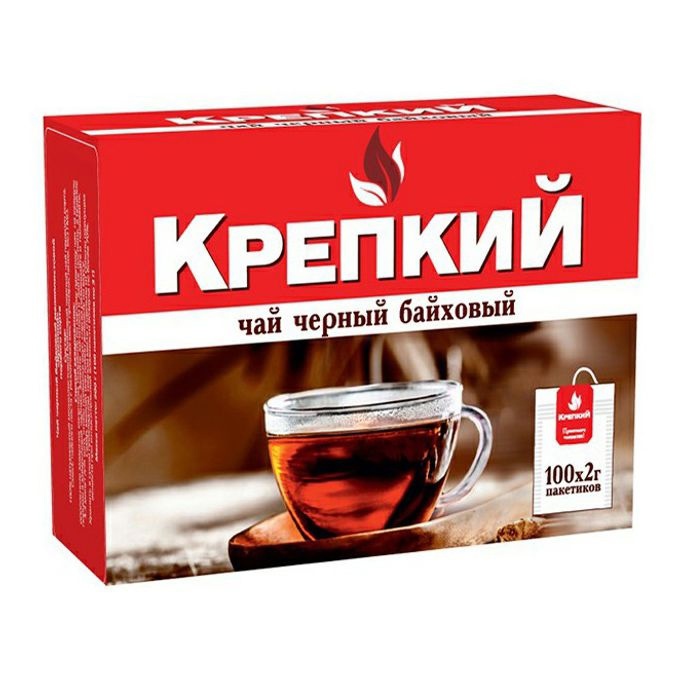 Чай черный "Крепкий" 100пак*2гр с/я