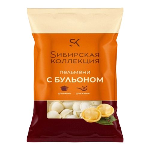 Пельмени "с бульоном" 0,9 кг Сибирская Коллекция