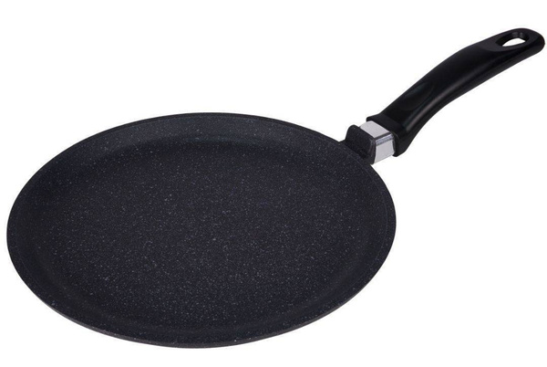 Сковорода блинная литая 22 см, ручка бакелит, 3 цвета