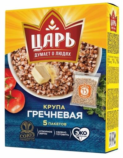 Крупа бп гречневая "Царь" 400г (5*80гр) ООО Союзпищепром объединение