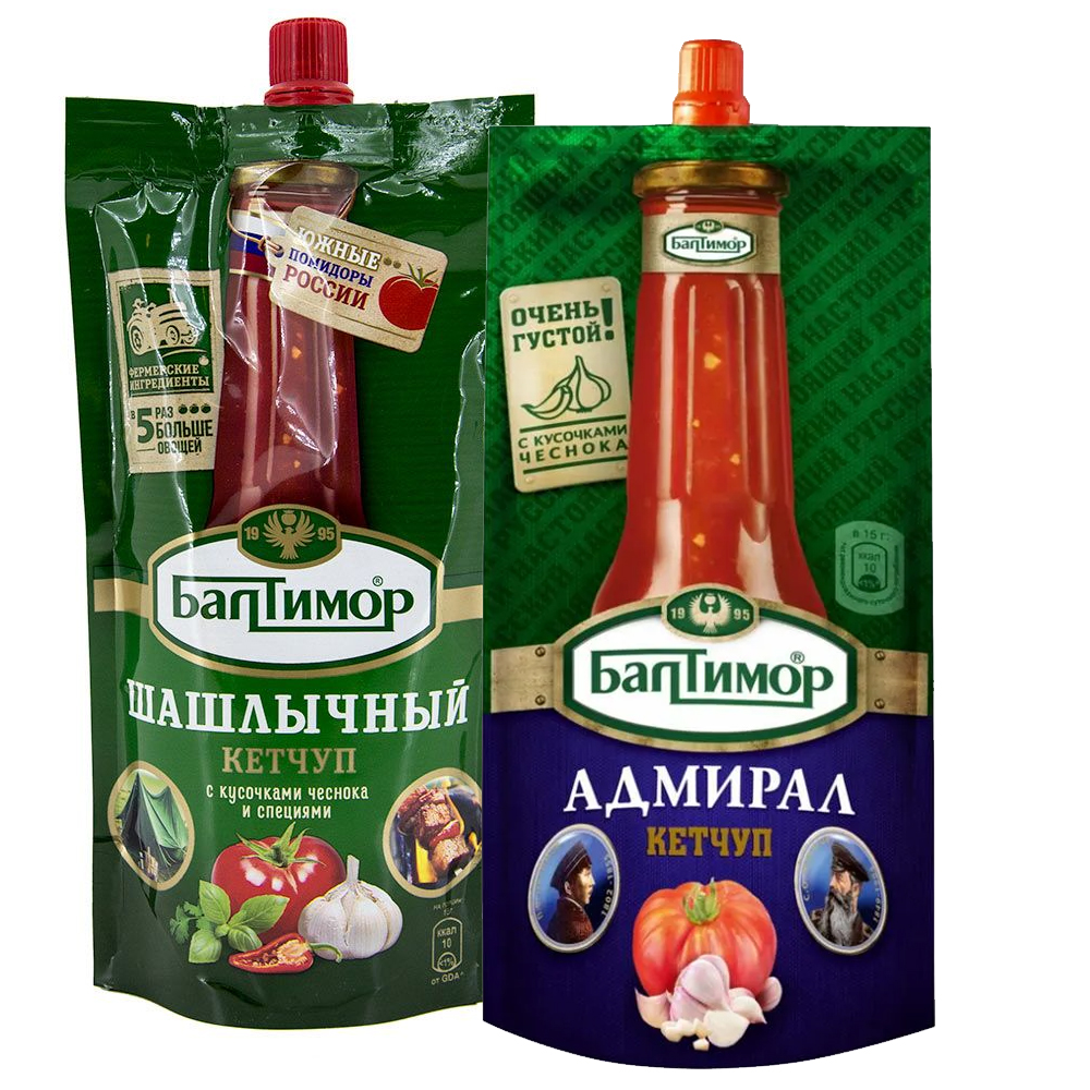 Кетчуп Балтимор Шашлычный, Адмирал 1кат 700гр КДВ Групп ООО