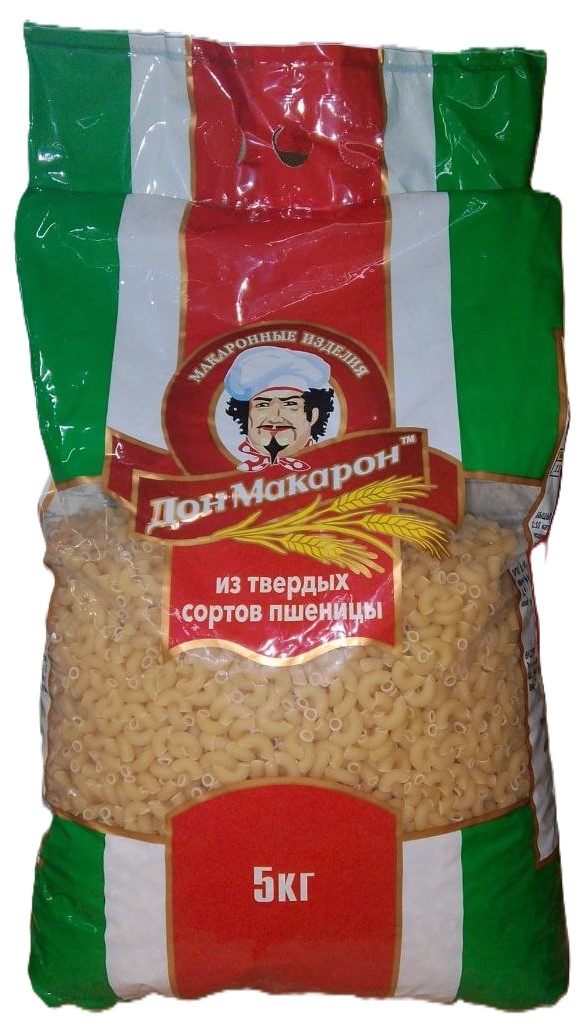 Макаронные изделия в/с гр А Дон Макарон Гурман 5 кг