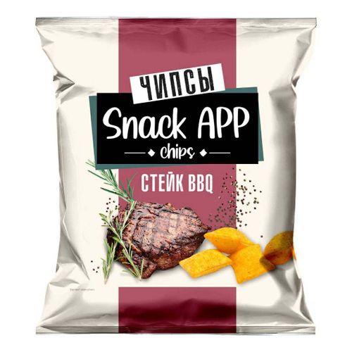 Чипсы пшеничные SnackAPP Стейк BBQ, 275г, 5Д