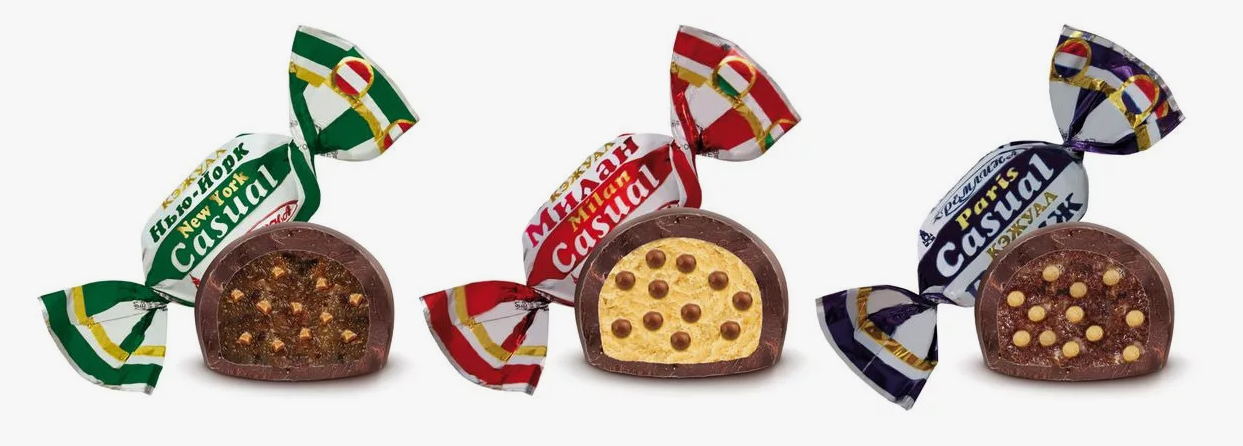 Конфеты КЭЖУАЛ Ассорти, 500 г