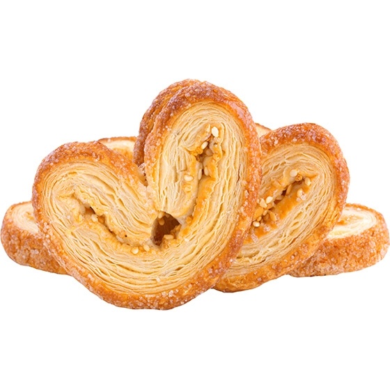 Изделия хлебобулочные слоеные "Крустики" с сахаром 1,0 кг/уп