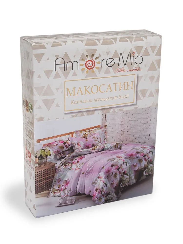 КПБ АМОРЕ МИО 1,5 сп. макосатин, печать, 100% п/э