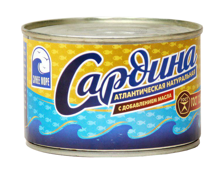 Сардина атлантическая НДМ, ж/б 250 г., ГОСТ