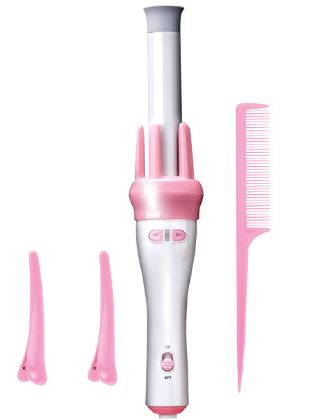 Щипцы для завивки волос (35 Вт, до 180°С, вращаются, аксесс.)