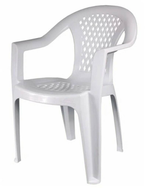 Кресло пластиковое с усиленными ножками