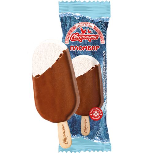 Мороженое сливочное в глазури эскимо 8% 80гр Свитлогорье