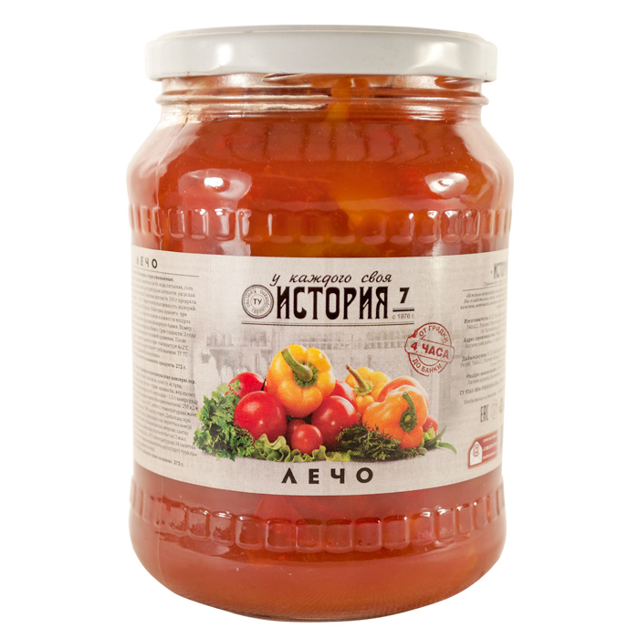 Лечо ТМ История №7, ГОСТ 720мл ст/б.