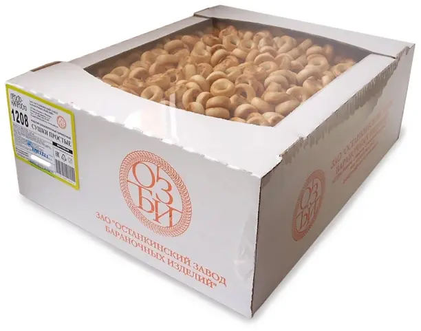 Сушки простые «Просто Напросто» 0,5кг Останкинский завод бараночных изделий