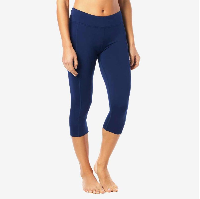 Тайтсы укороченные женские S 3XL (65% хлопок, 32% полиэстер, 3% эластан)