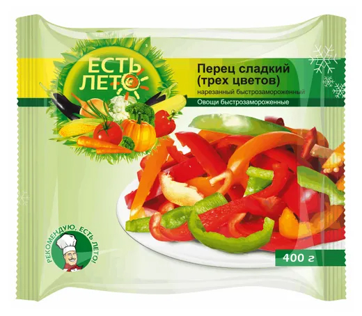 Перец сладкий (трех цветов) ТМ "Есть лето"пак. 400г