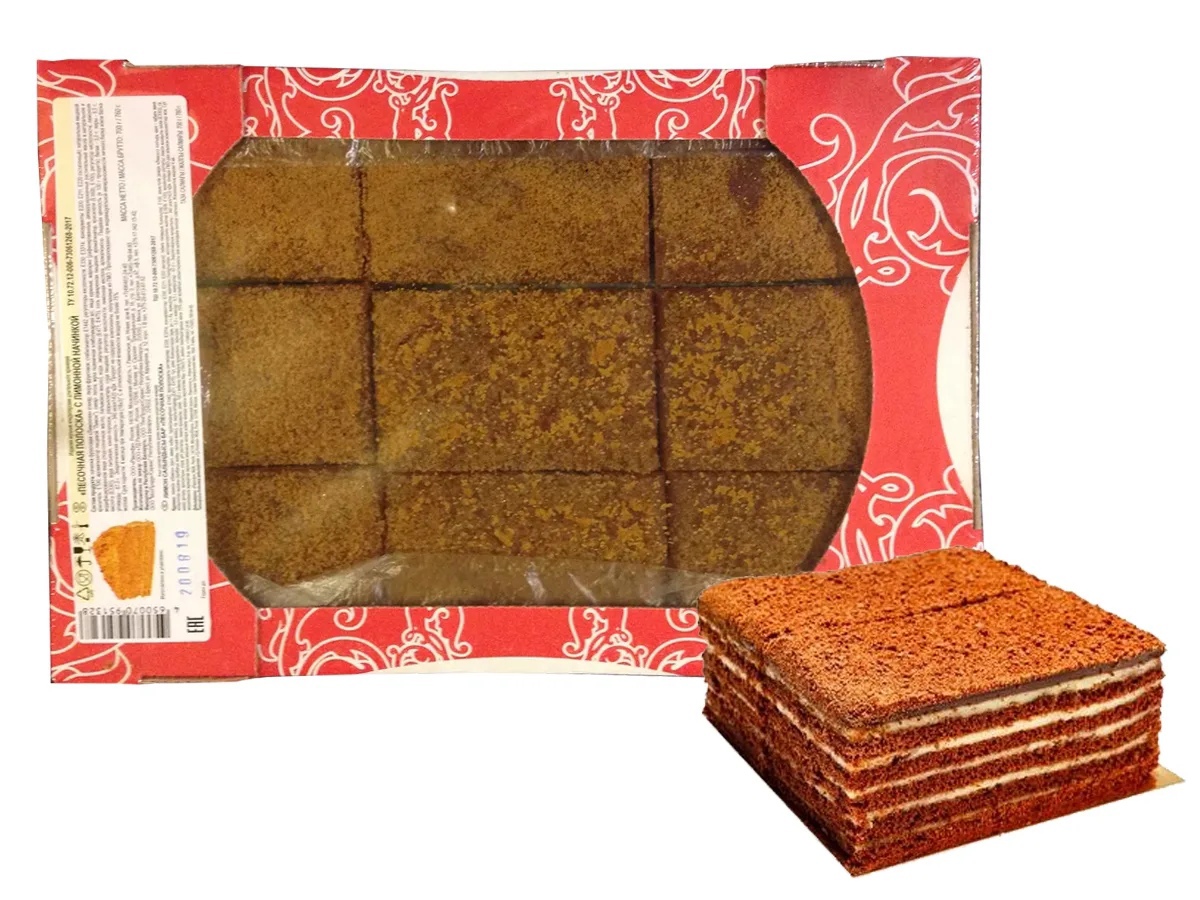 Торт Карамельный 0,8 кг Раконфи ООО