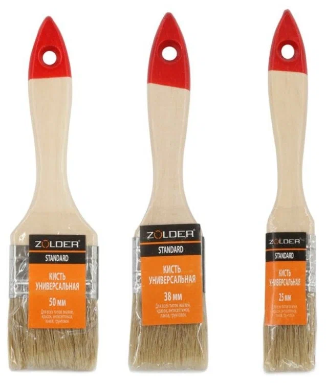 Набор кистей 3 шт Zolder (р р 25, 38, 50 мм)