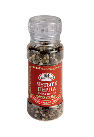 Мельница Смесь 4 перца 100гр.ТМ Именитые &