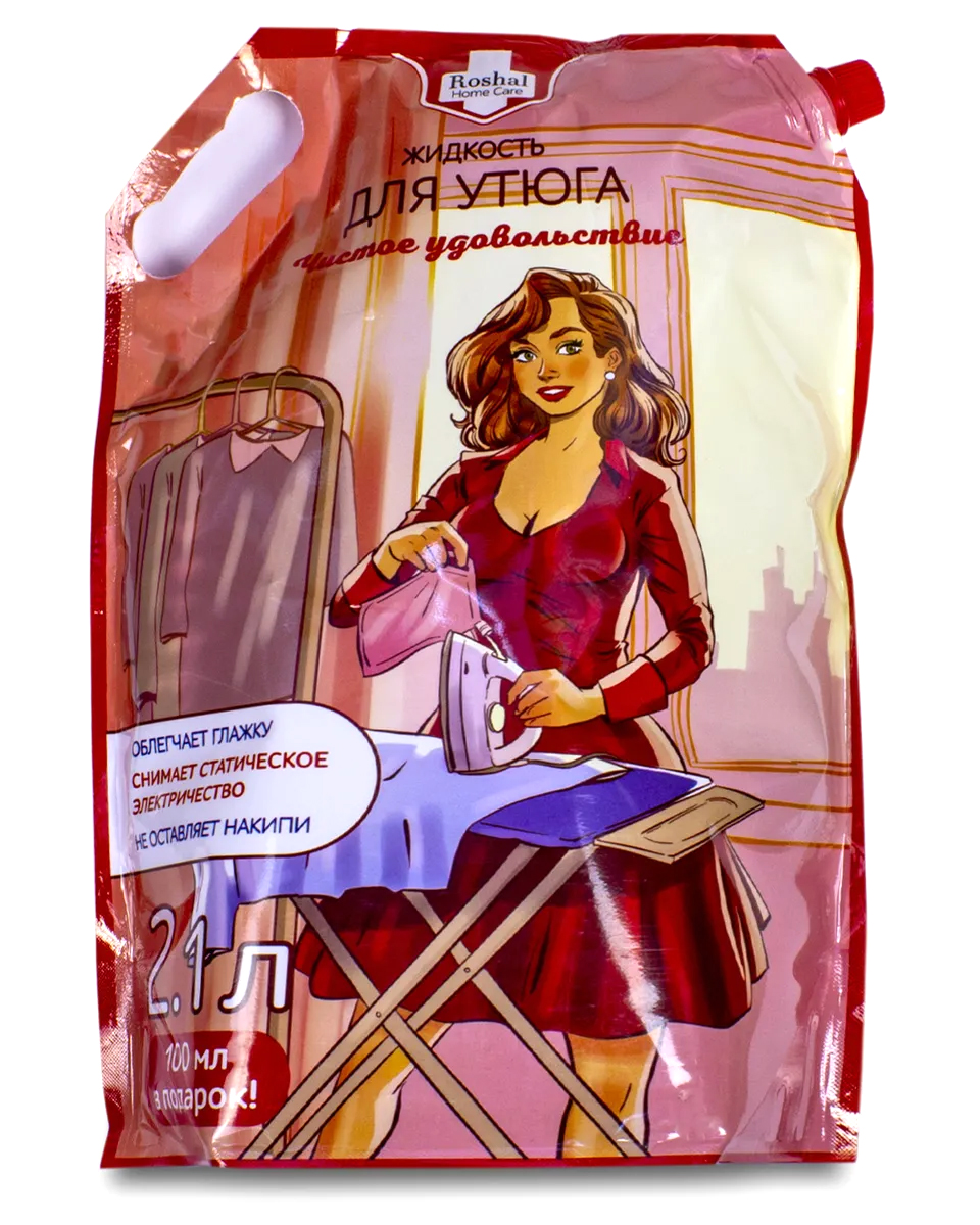 Жидкость для утюга против накипи с эффектом кондиционера Roshal Home Care 2100 мл Профлинг ООО