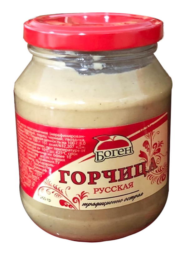 Горчица 260 гр.ТМ Боген, Завод Продовольственных Товаров