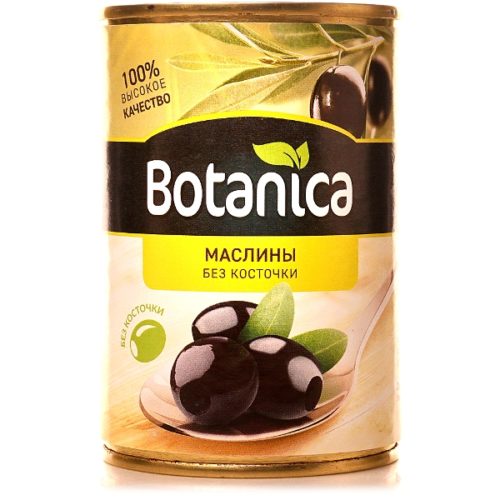 Маслины без косточки "Botanica" 280г ключ, ТУ. Дкооп С.Кооп. Анд. Malada Дкооп С. Кооп. Анд.