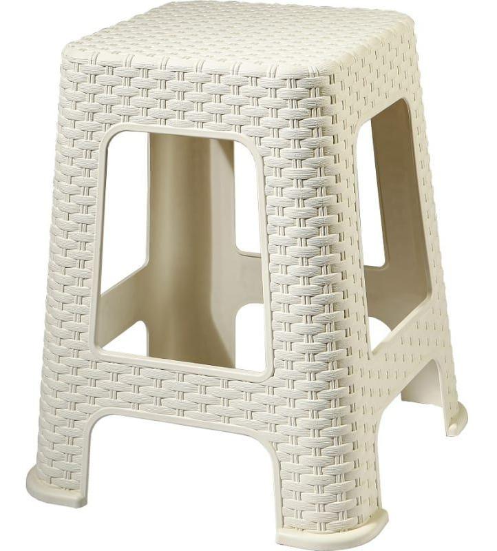 Табурет пластиковый плетеный 35,6х35,6х46 см, ЛМР Пласт