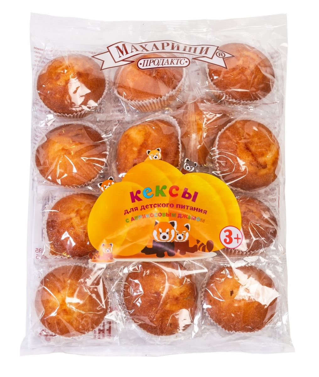 Кексы для детского питания с джемом 500г Махариши Продактс ООО