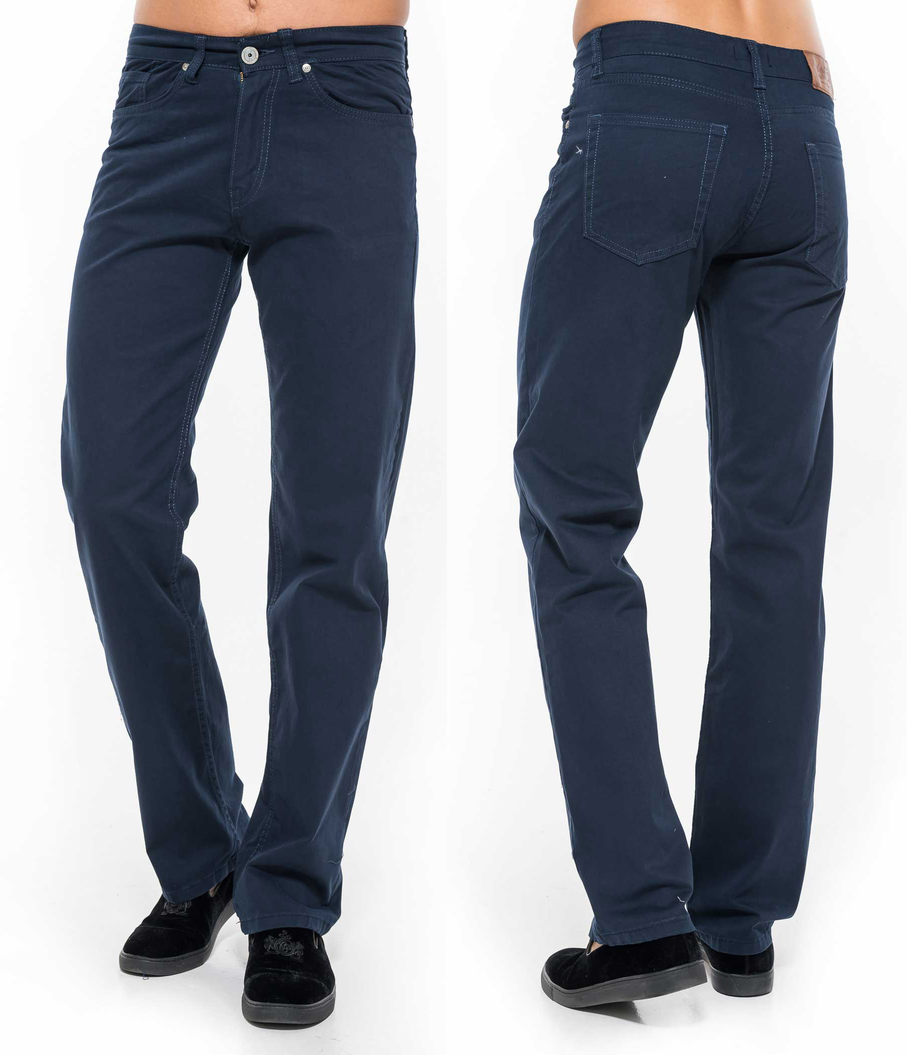 Джинсы мужские прямые 98% хлопок, 2% эластан р.42 56