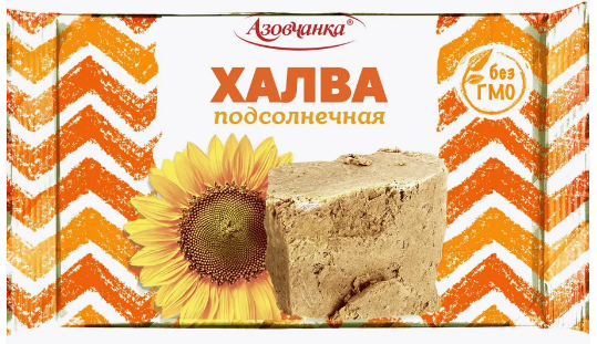 Халва подсолнечная "Азовчанка" 500 гр Тимоша