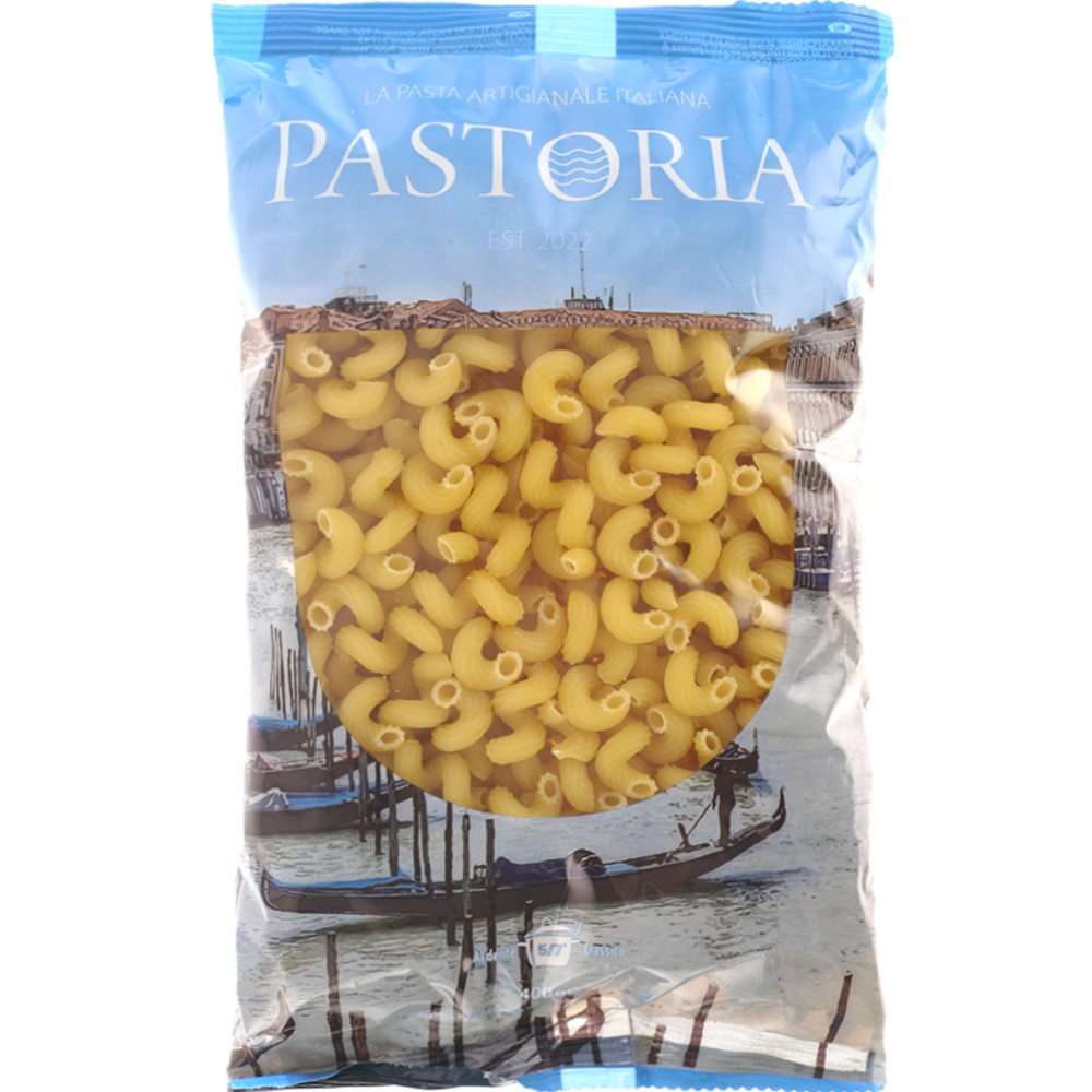 Макаронные изделия гр. А 400г Pastoria перья, сапожок, рожки витые,спагетти
