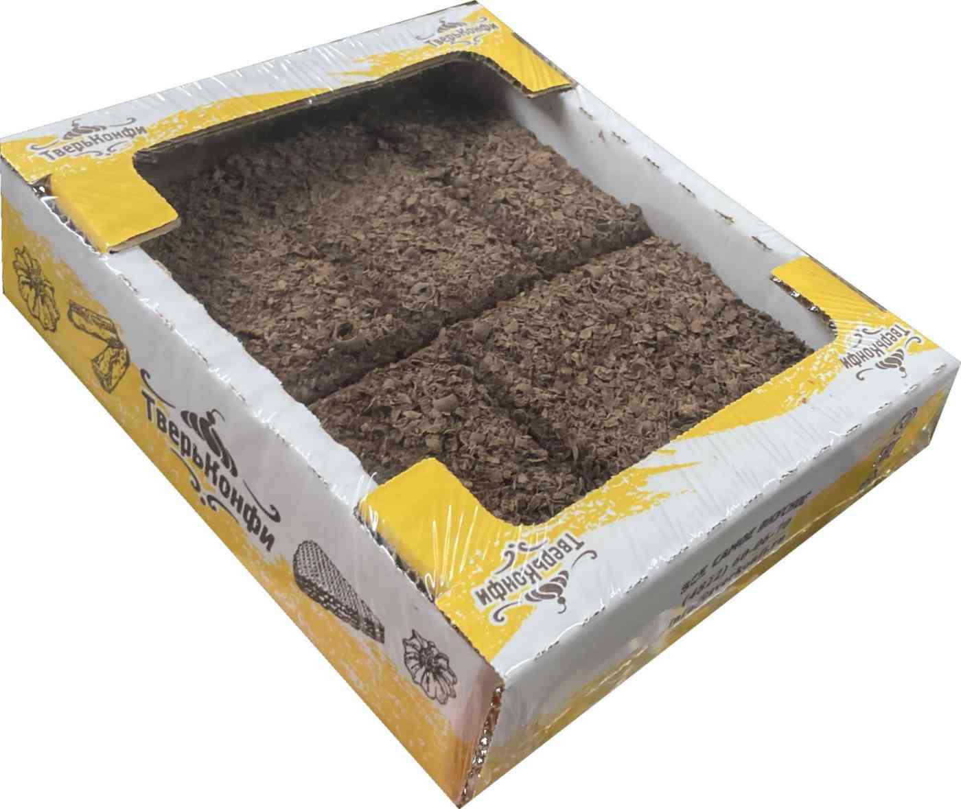 Изделие хлебобулочное пирожное "Медово шоколадное" 820г ООО ТверьКонфи