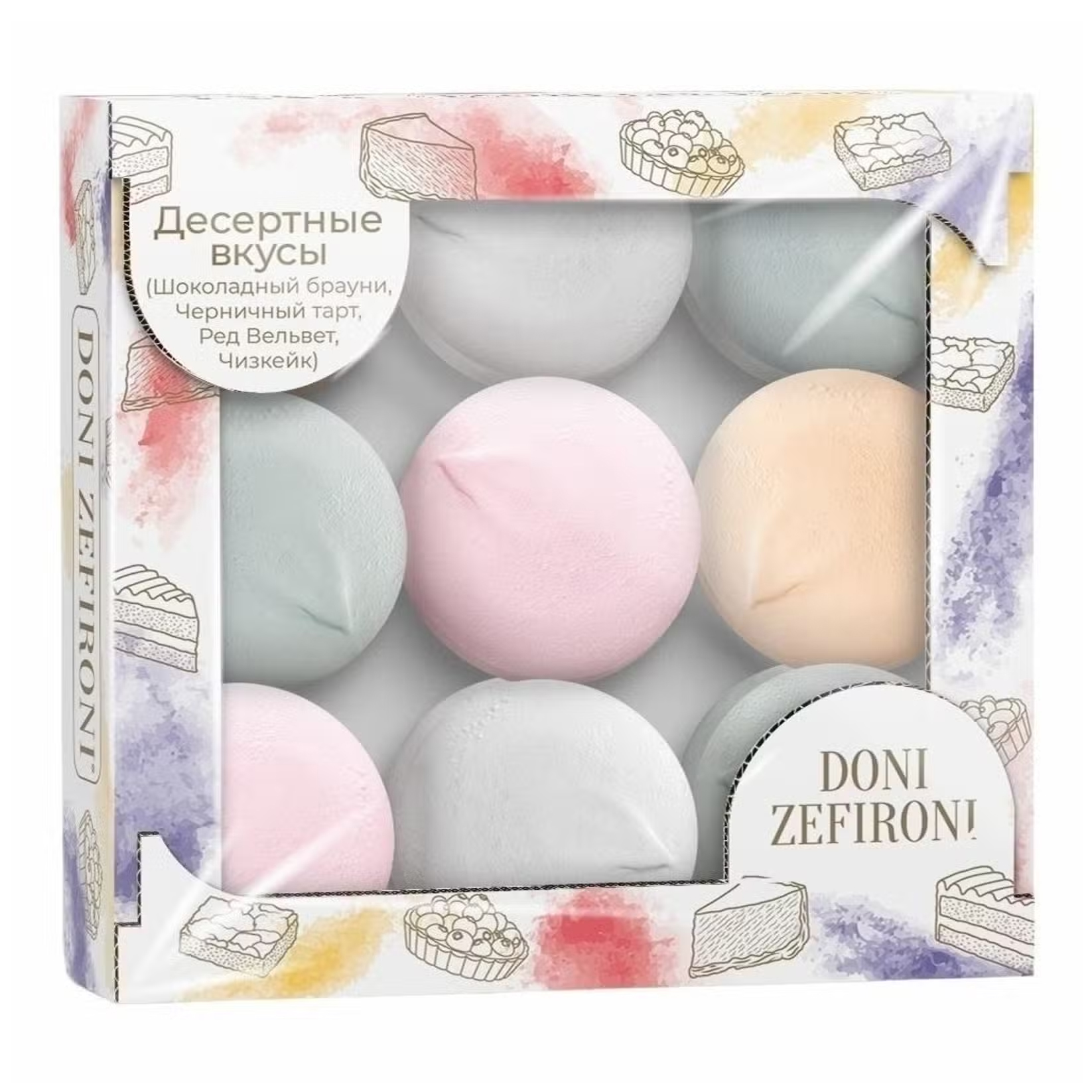 Зефир DONI ZEFIRONI Десертные вкусы 315гр