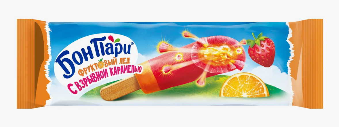 Фруктовый лёд БОН ПАРИ взрывной ураган 60 гр