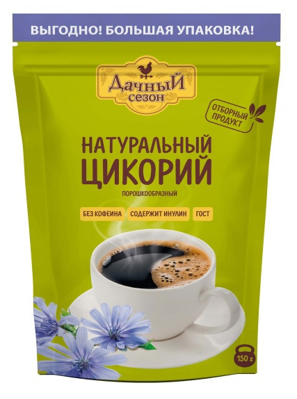 Цикорий натуральный порошкообразный "Дачный сезон" 300г ООО "Мирфудс"