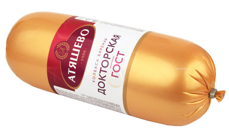 Колбаса Докторская ГОСТ (Атяшево) кат А 1,3кг Атяшевский МПК ООО (производитель)