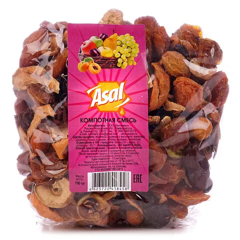 Компотная смесь, 700гр. ООО "ТД Асаль Ко"