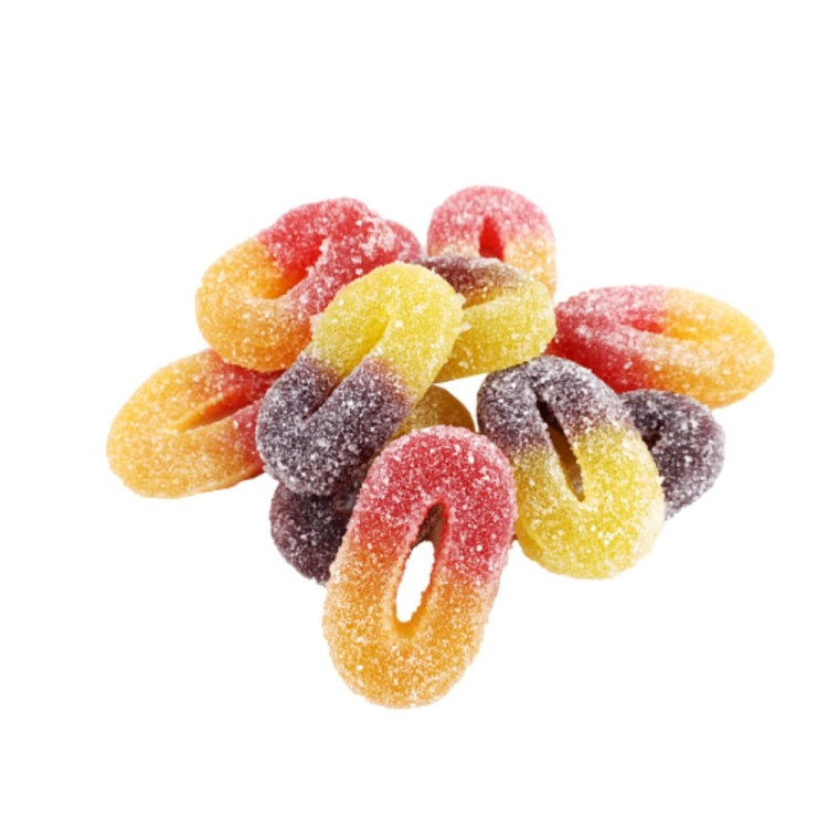 Мармелад “Колечки кислые” 500г. Красный пищевик