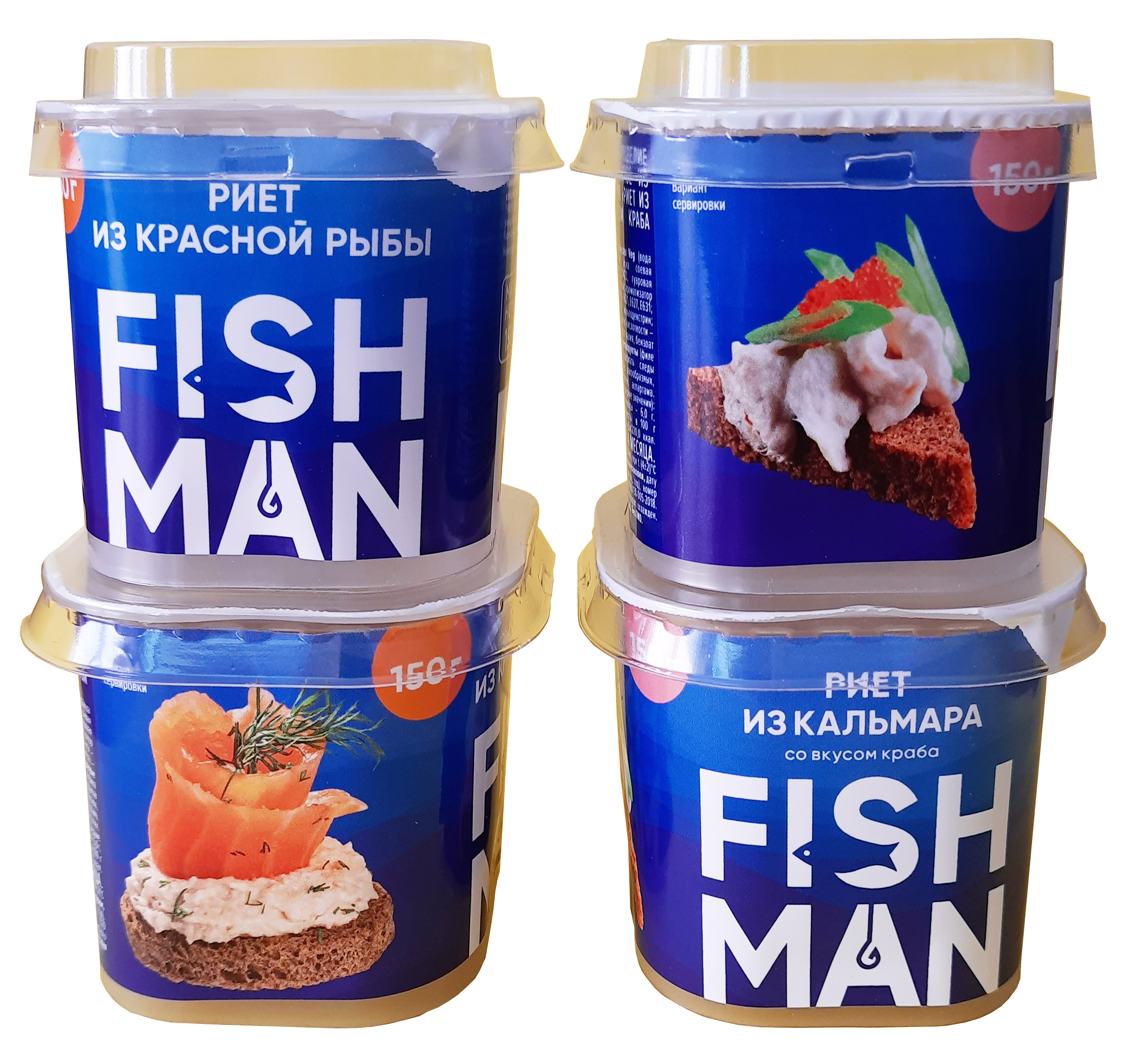 Риет "FISHMAN" 150 гр п/б «Европром» ООО