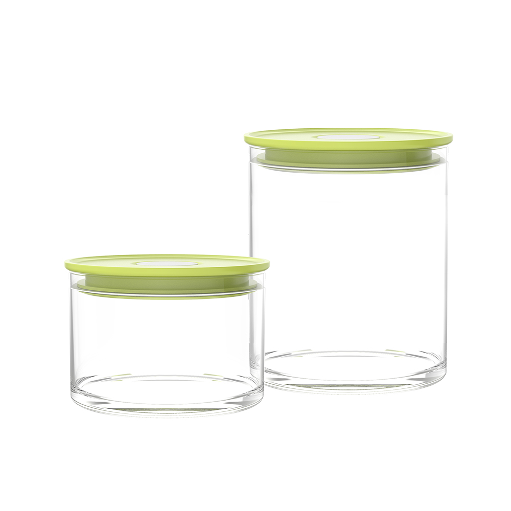 Набор стеклянных герметичных банок с вакуумной крышкой OCEAN банка 685 мл 385 мл