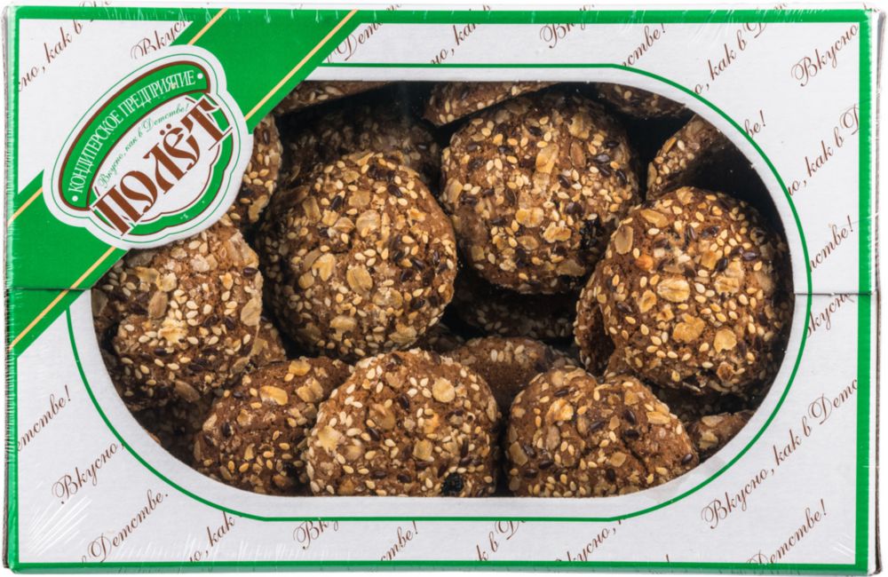 Печенье Овсяное 5 злаков 600г