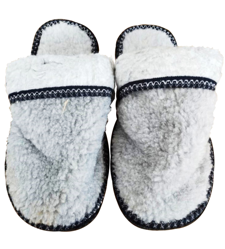 Тапочки мужские из иск.меха, подошва войлок р.41 45