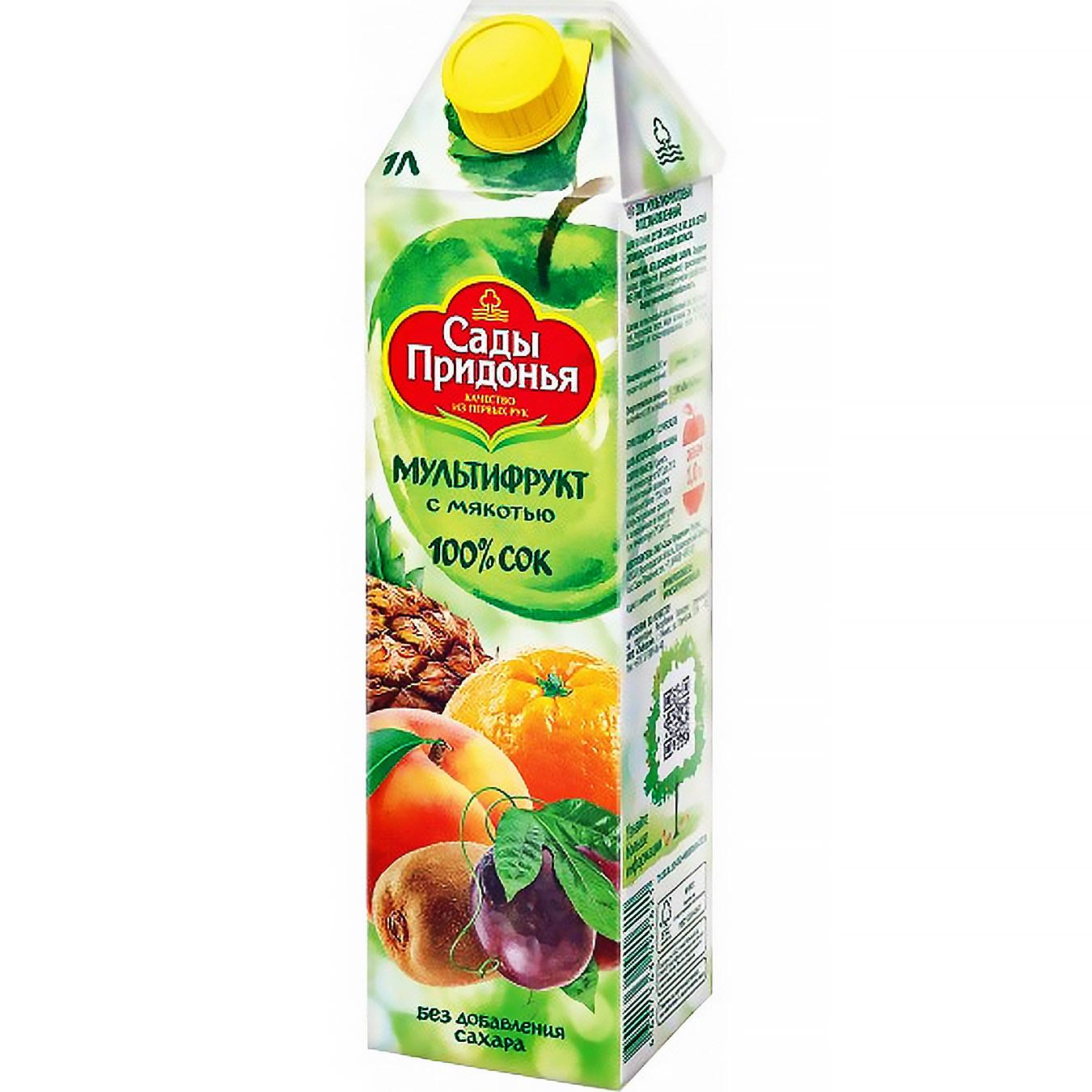 Нектар Сады Придонья мультифрукт 0,95 л.
