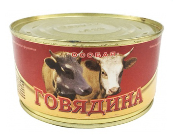 Говядина Особая 325 г СТО "Универсал Трединг Балтика", Калиниград