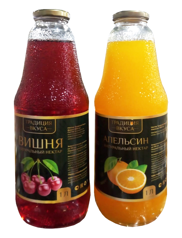 Нектар Традиция вкуса Апельсин/Манго/Вишня 1л ст/б